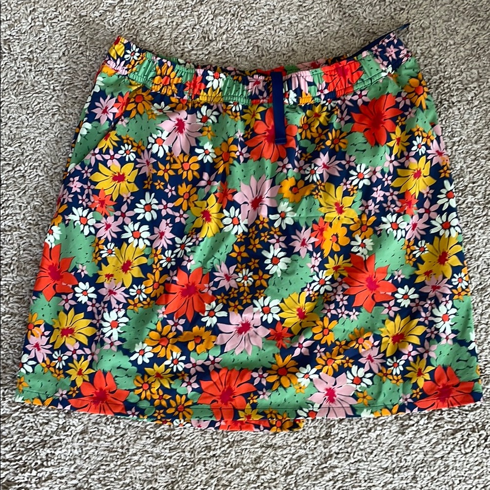 Toad & Co Floral Women's Skirt/skort. Excellent condition